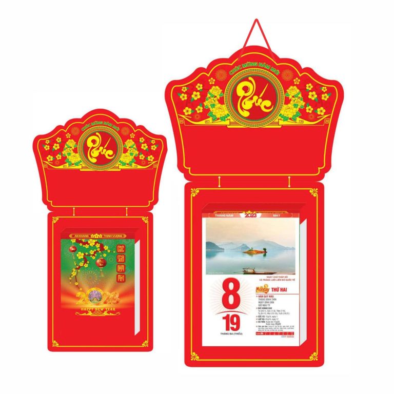 5 Mẫu Lịch Tết 2027- lịch bloc